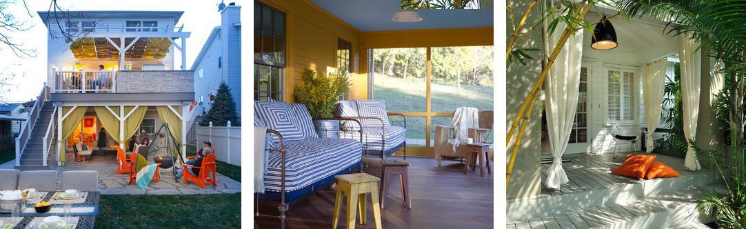 Wide Plank Flooring In Outdoor Living Areas