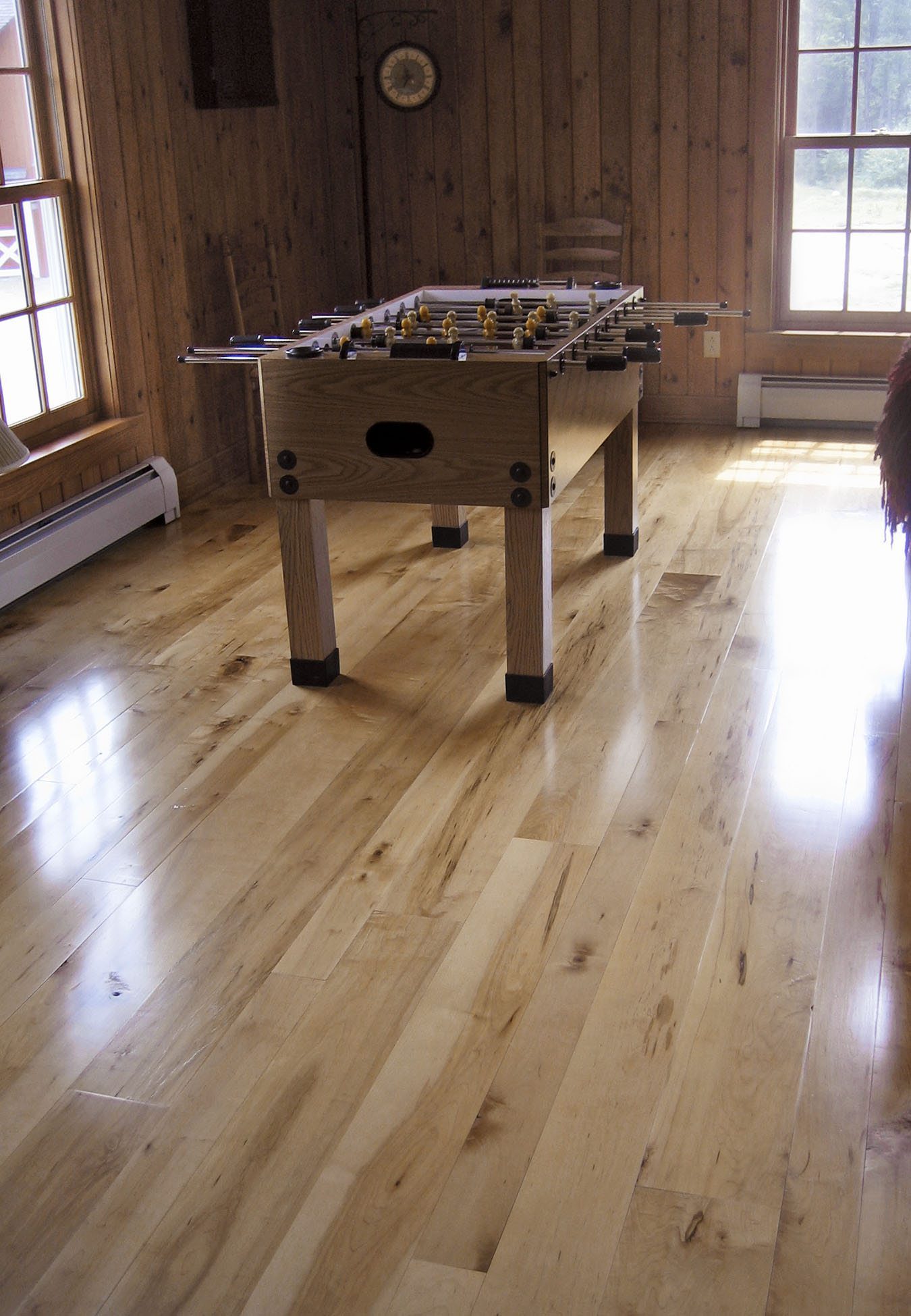 brown maple hardwood flooring