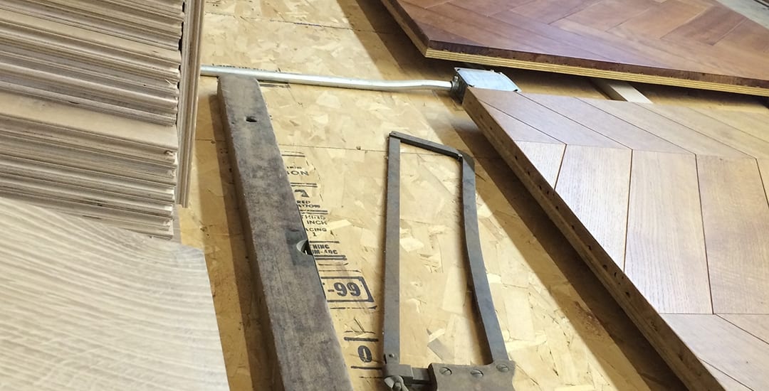 Sample Wood and Panels with Tools