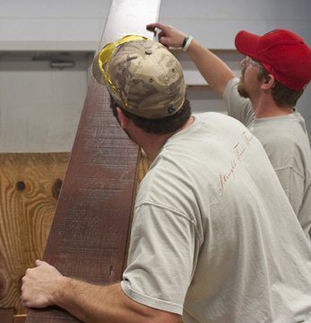 prefinished wood floor inspection