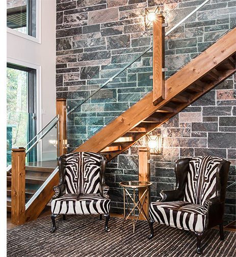 Glass railing staircases will instantly infuse a home with a striking, contemporary feel.